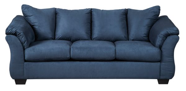 Ashley 750-07 Blue Sofa & Loveseat - Image 2