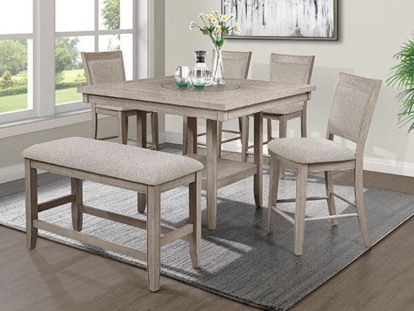 2727AG-6P FULTON ALL GREY COUNTER HEIGHT DINI