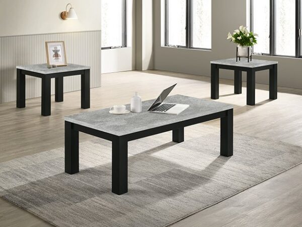 4168SET-CC THEO 3PK COCKTAIL SET-CONCRETE