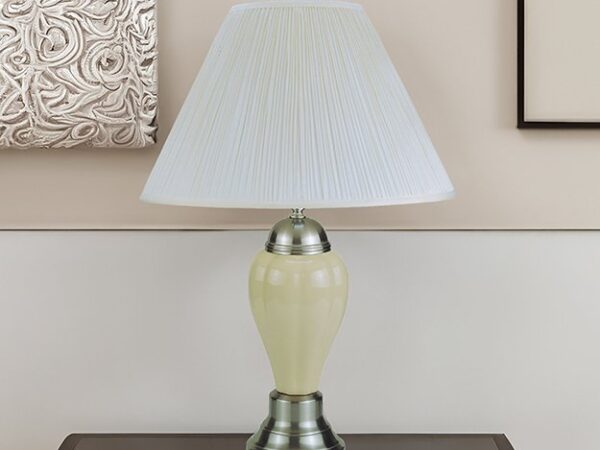 6115IV PORCELAIN LAMP IVORY