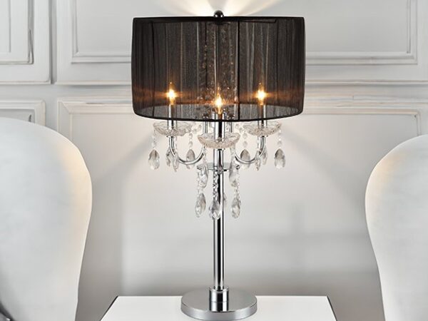 6121T CHANDELIER TABLE TOUCH LAMP 29.5"H