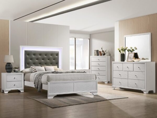 SETB4310 LYSSA BEDROOM FROST