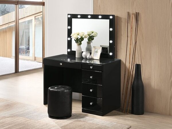 B4851BKSET MORGAN VANITY SET BLACK