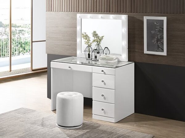B4851WHSET MORGAN VANITY SET WHITE