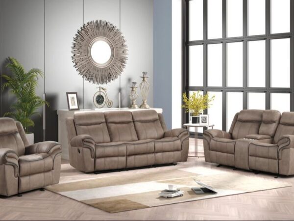 Andres Brown - 3pc Reclining Living Room Set
