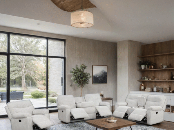 BRAVO - Beige 3pc Reclining Set