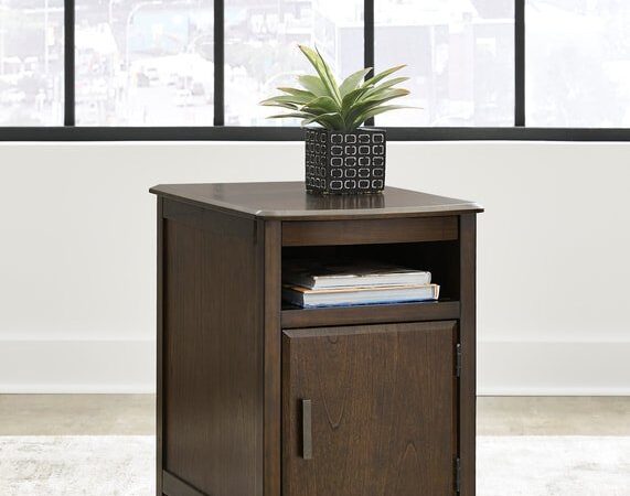 T310-217 Side End Table (USB Ports/Power Outlet)