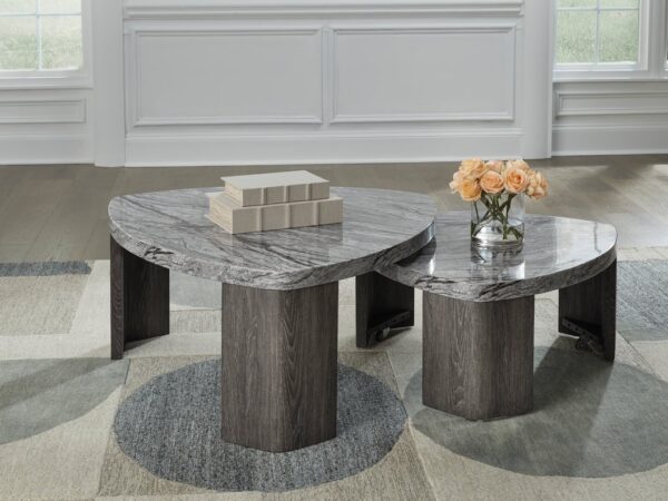 T600-0 - Stacked Cocktail Table