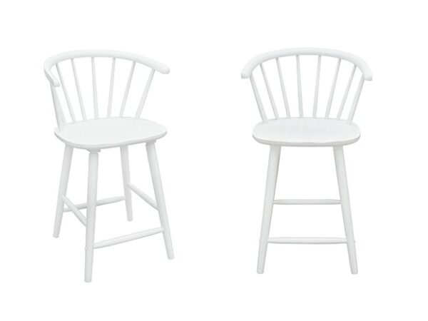 2981WH-24 JANNA COUNTER HEIGHT STOOL-WHITE