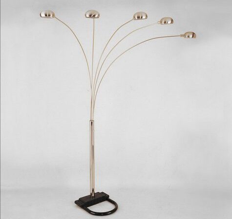 4888B-PEW-F PEWTER SHADE FLOOR LAMP 82"H