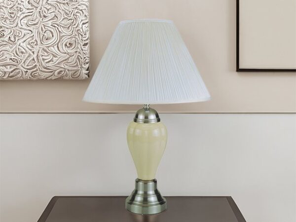 6115IV PORCELAIN LAMP IVORY