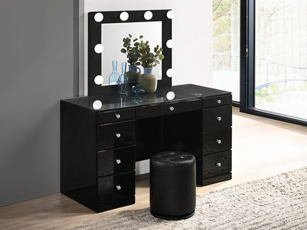 B4850BK-4852-11 AVERY/LUXO VANITY BLACK