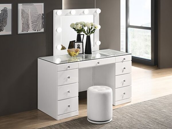 B4850WH-4852-11 AVERY/LUXO VANITY WHITE