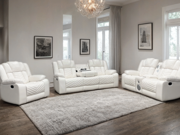 Ace White - 3PC Reclining Set