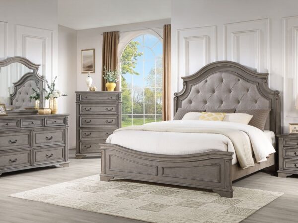 B6010 - 4pc or 5pc Bedroom Set - Queen, King