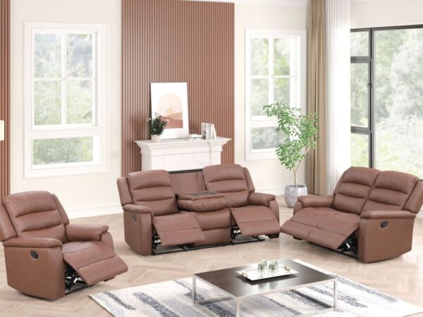 Hope Brown 3PC Reclining Set